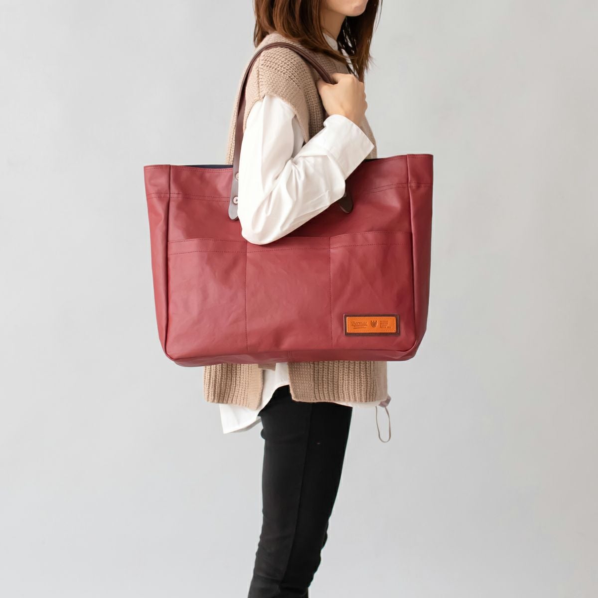 No.60485:横型トート(豊岡鞄)