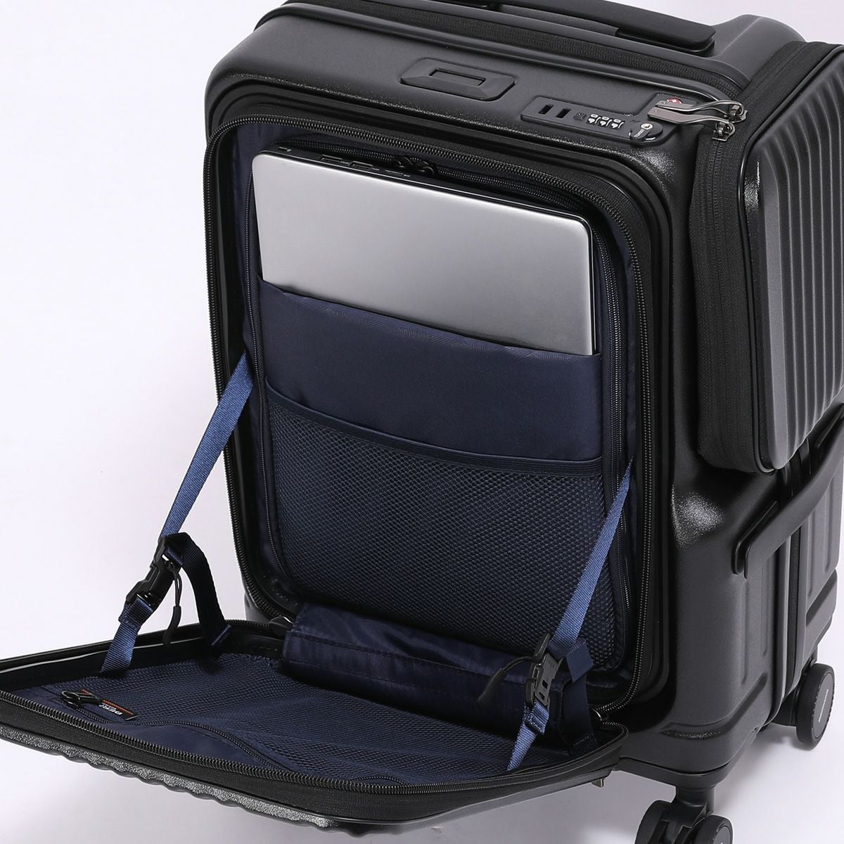 ユーロシティ3 サイドポケット付きフロントオープン35L 48cm