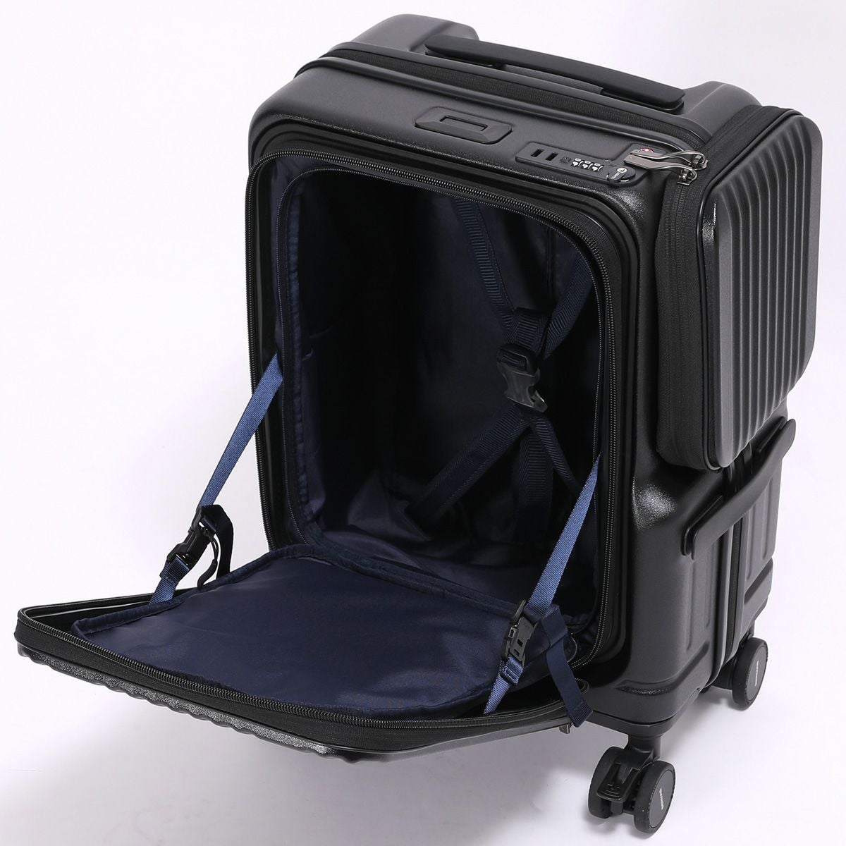 ユーロシティ3 サイドポケット付きフロントオープン35L 48cm
