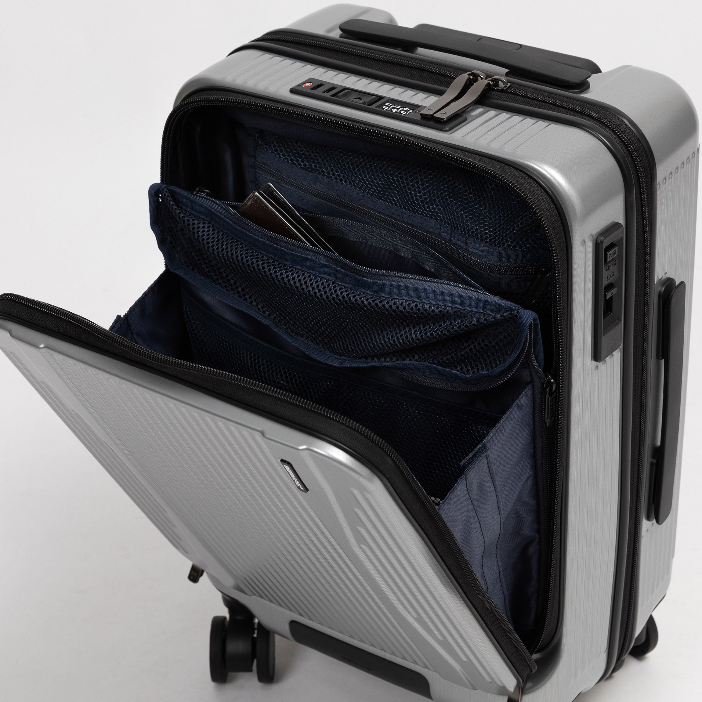 No.60570：フロントオープン 36L 47cm | 1～2泊向け・機内持ち込み対応