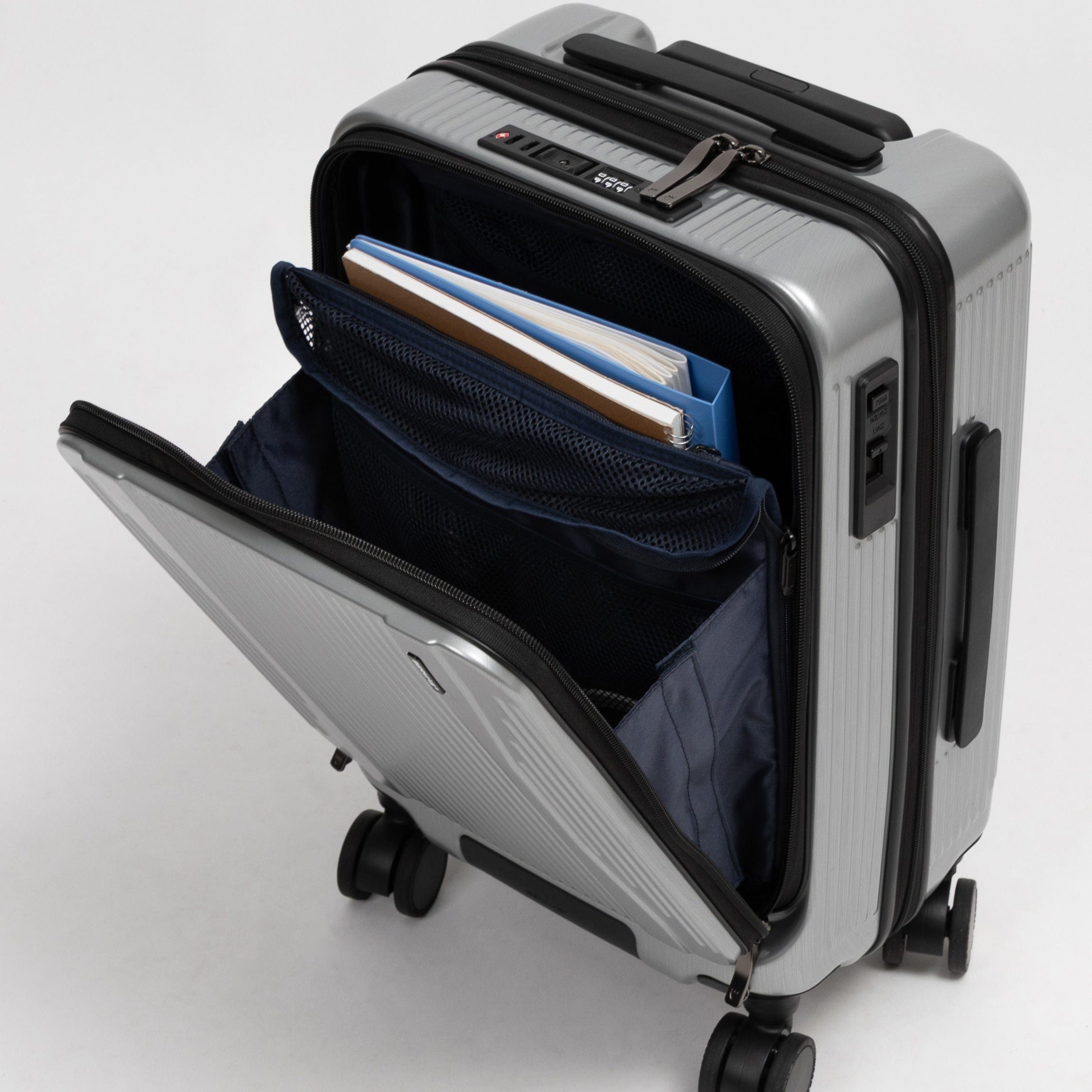 No.60570：フロントオープン 36L 47cm | 1～2泊向け・機内持ち込み対応